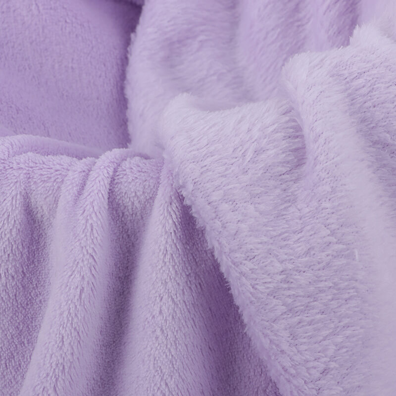 230g Solid Sleepwear Polyester Warp Knit Fabric for Sleepwear Wholesal 5